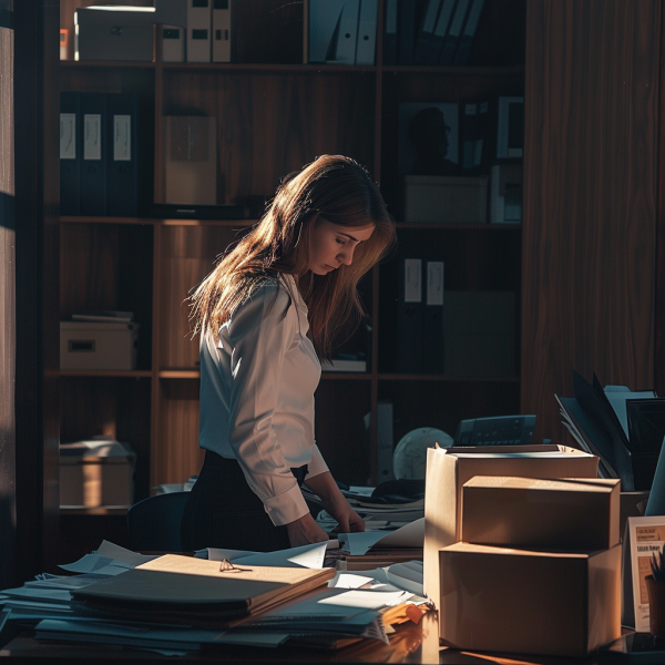 Impacto del Despido en Empleados y la Importancia de la Conciliación Laboral por Despido Mujer triste al ser despedida